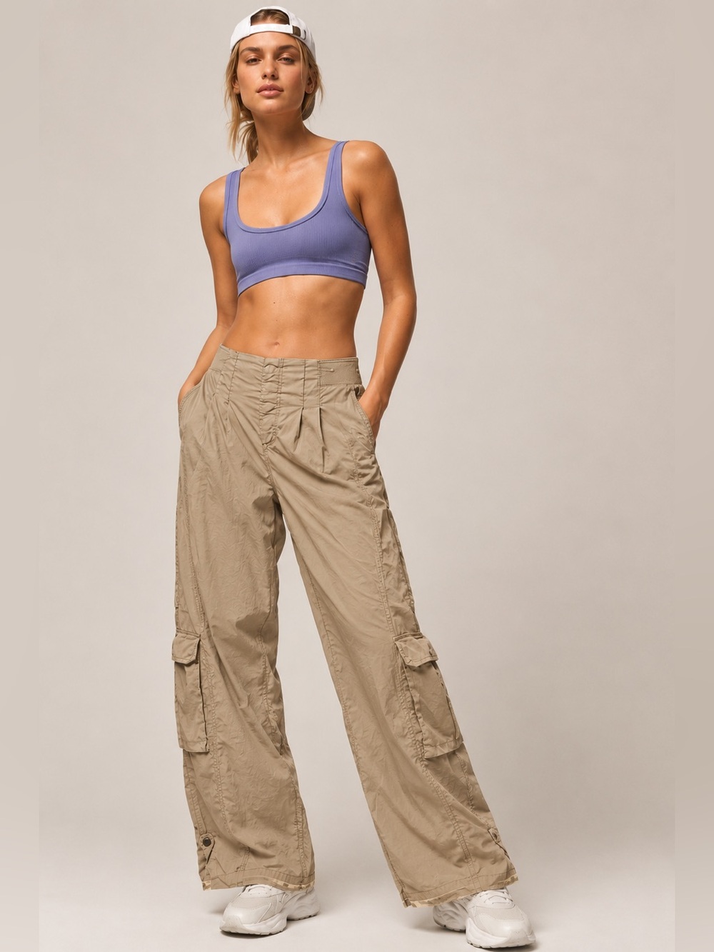 FP Movement Mesmerize Me Cargo Pants Tan Size M